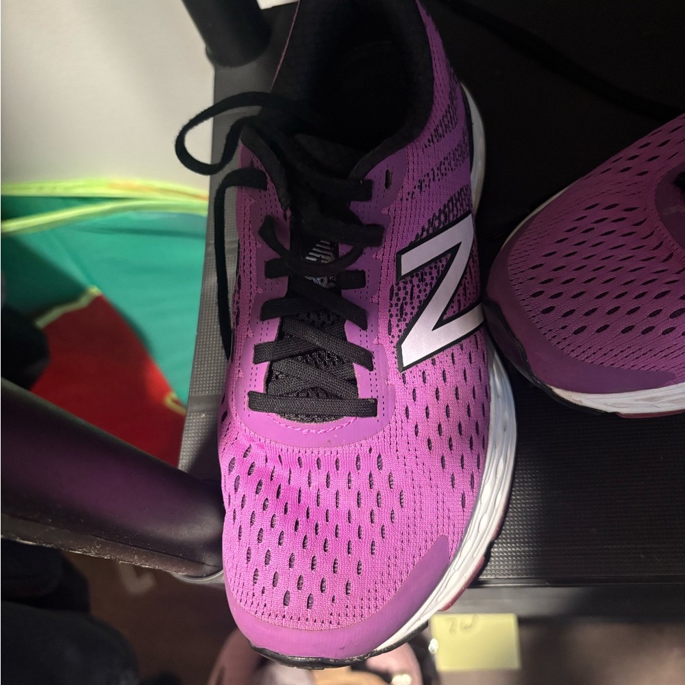 New Balance Women’s Pink and Black Running Sneakers